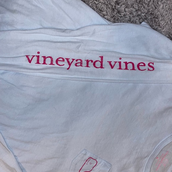 Vineyard Vines Blue and Pink Long Sleeve - Picture 4 of 7